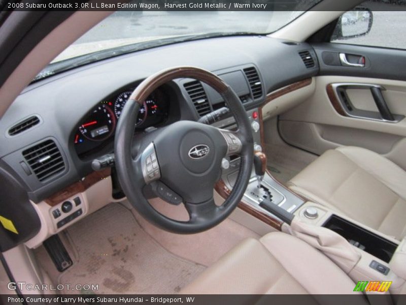  2008 Outback 3.0R L.L.Bean Edition Wagon Warm Ivory Interior