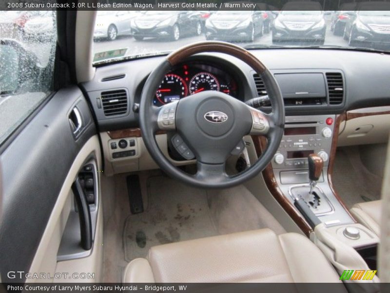 Dashboard of 2008 Outback 3.0R L.L.Bean Edition Wagon