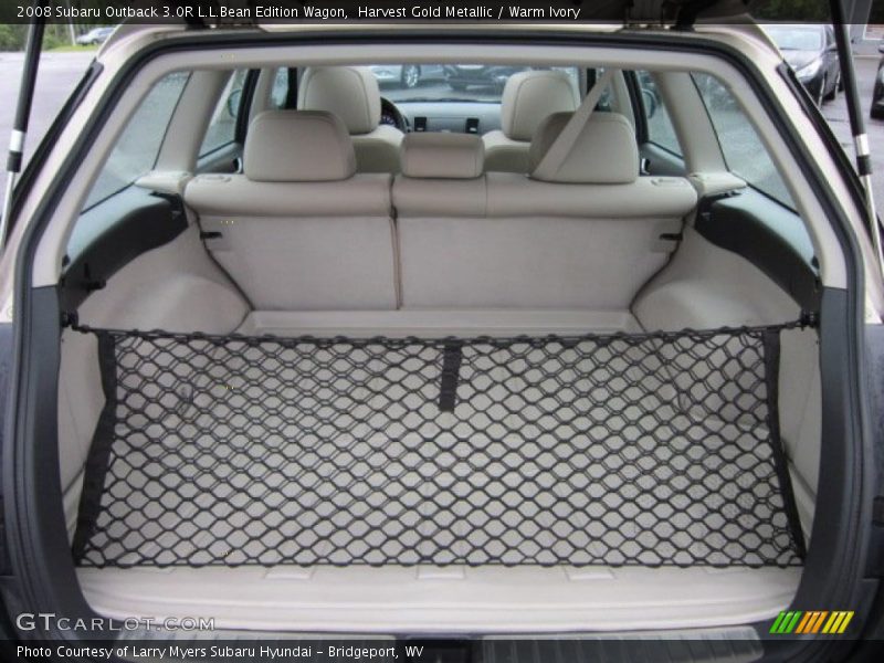  2008 Outback 3.0R L.L.Bean Edition Wagon Trunk
