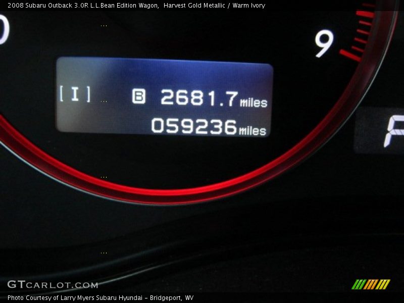 Harvest Gold Metallic / Warm Ivory 2008 Subaru Outback 3.0R L.L.Bean Edition Wagon