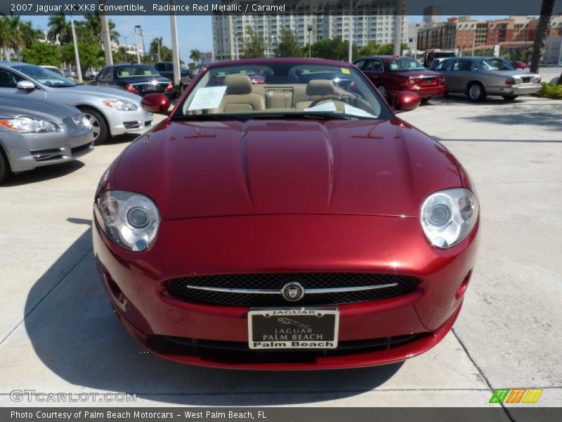 Radiance Red Metallic / Caramel 2007 Jaguar XK XK8 Convertible