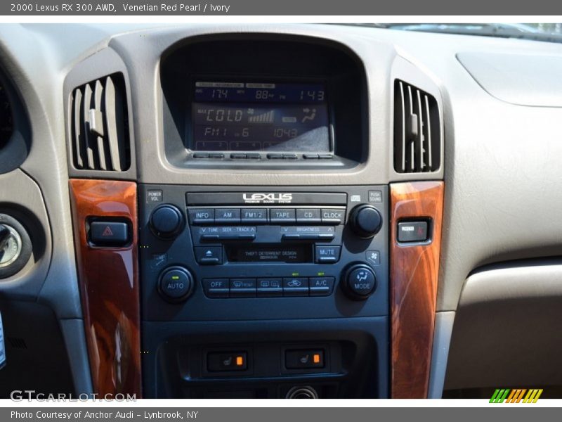 Venetian Red Pearl / Ivory 2000 Lexus RX 300 AWD