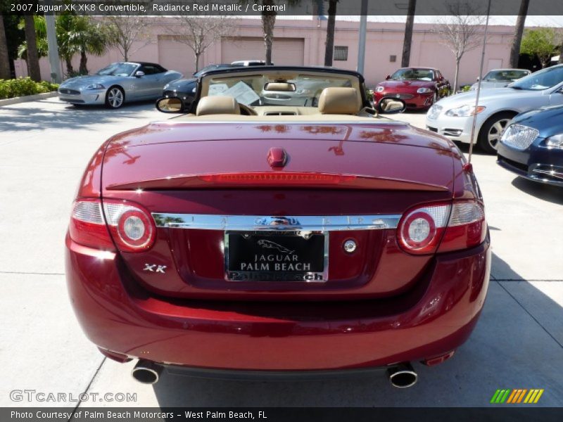 Radiance Red Metallic / Caramel 2007 Jaguar XK XK8 Convertible