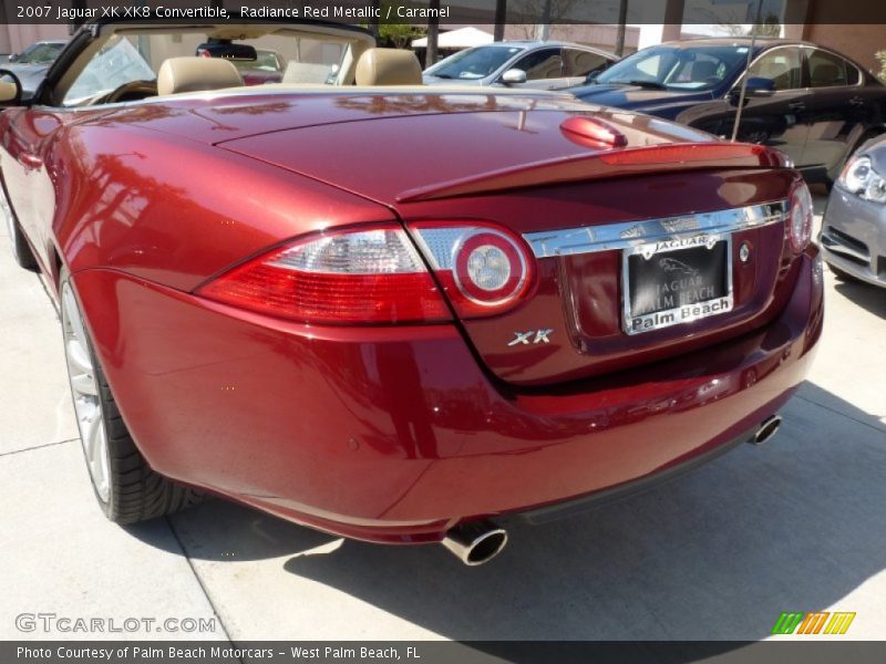 Radiance Red Metallic / Caramel 2007 Jaguar XK XK8 Convertible