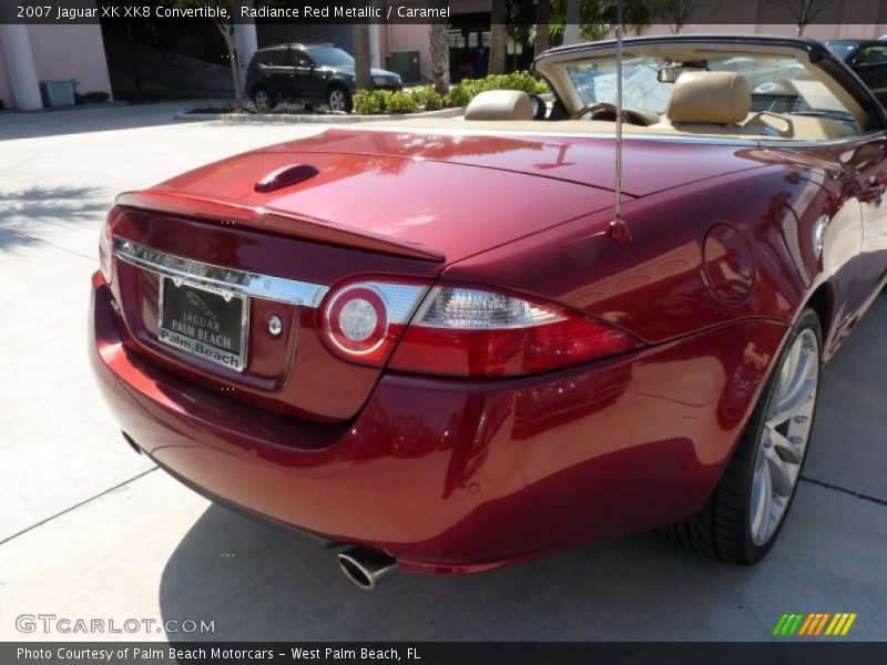 Radiance Red Metallic / Caramel 2007 Jaguar XK XK8 Convertible