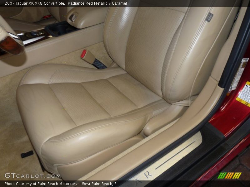 Radiance Red Metallic / Caramel 2007 Jaguar XK XK8 Convertible