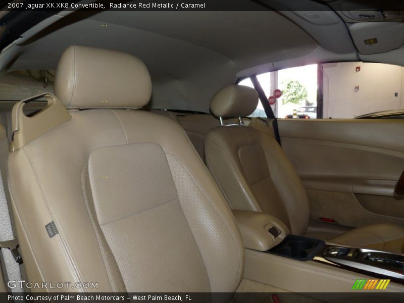 Radiance Red Metallic / Caramel 2007 Jaguar XK XK8 Convertible