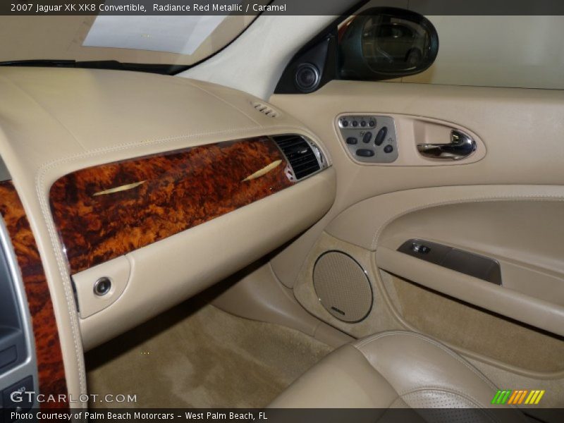 Radiance Red Metallic / Caramel 2007 Jaguar XK XK8 Convertible