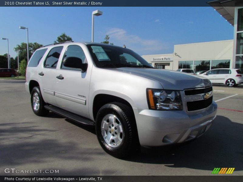 Sheer Silver Metallic / Ebony 2010 Chevrolet Tahoe LS