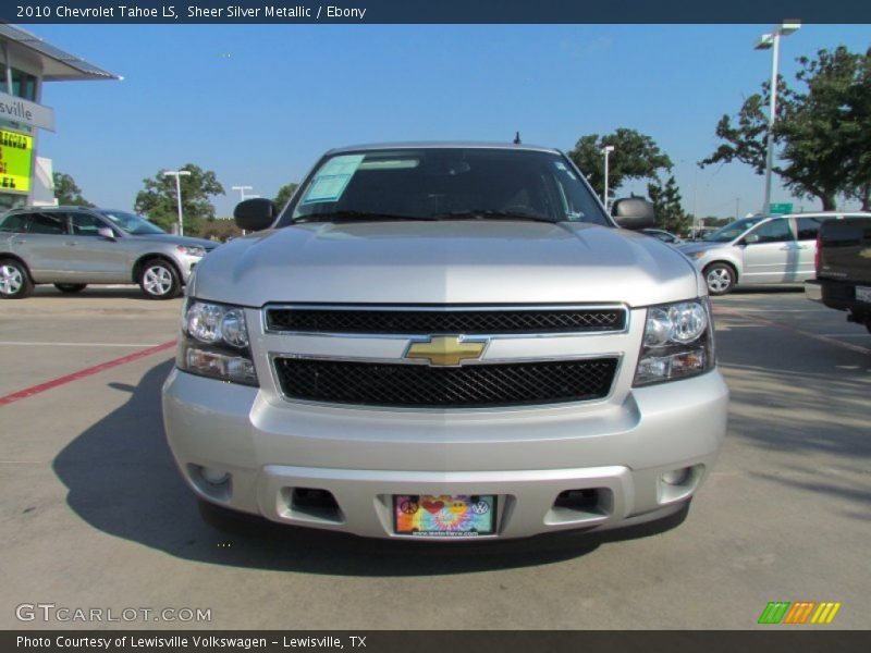 Sheer Silver Metallic / Ebony 2010 Chevrolet Tahoe LS