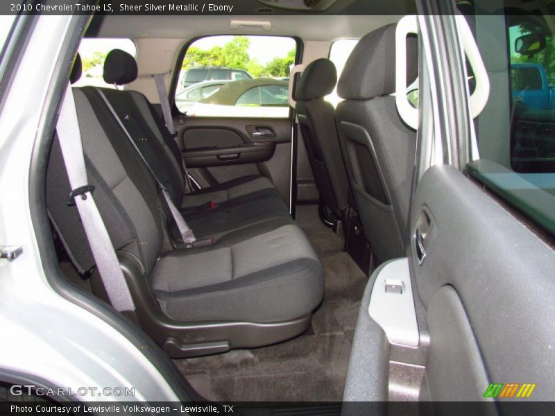  2010 Tahoe LS Ebony Interior