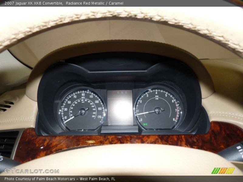Radiance Red Metallic / Caramel 2007 Jaguar XK XK8 Convertible