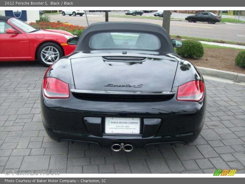 Black / Black 2012 Porsche Boxster S