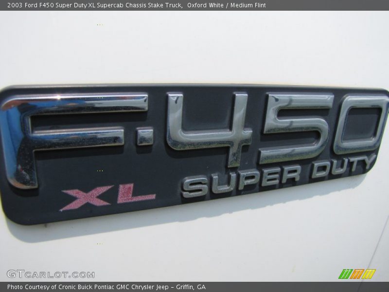  2003 F450 Super Duty XL Supercab Chassis Stake Truck Logo
