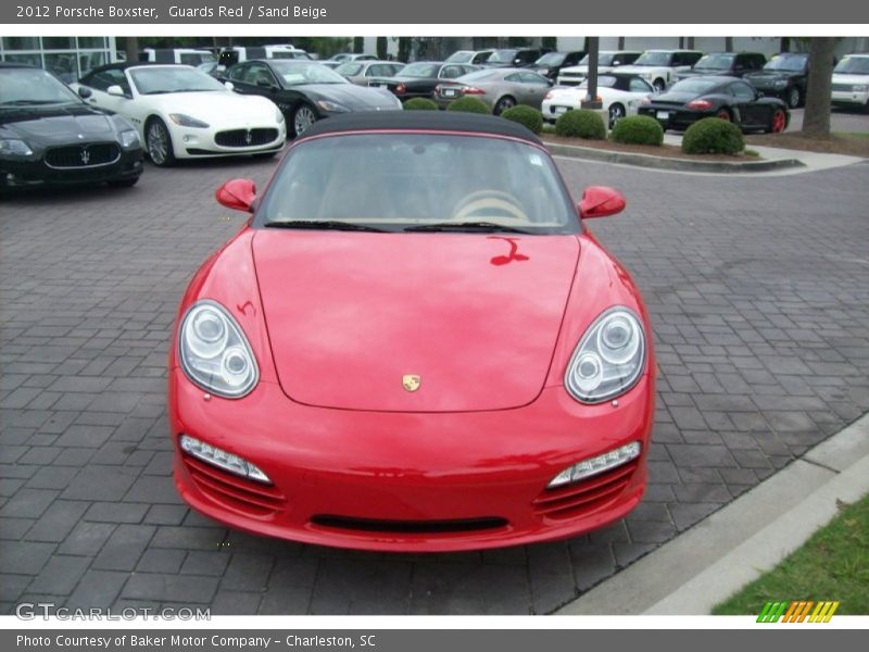 Guards Red / Sand Beige 2012 Porsche Boxster