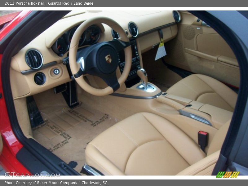  2012 Boxster  Sand Beige Interior