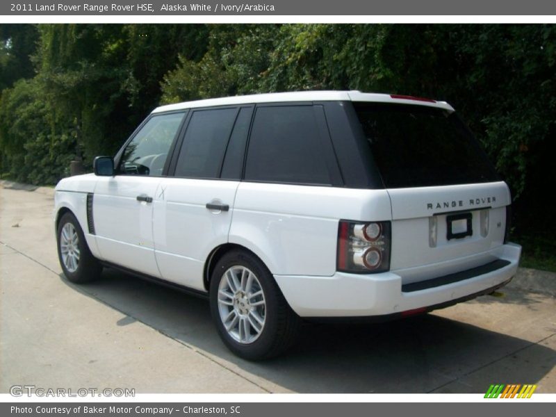 Alaska White / Ivory/Arabica 2011 Land Rover Range Rover HSE