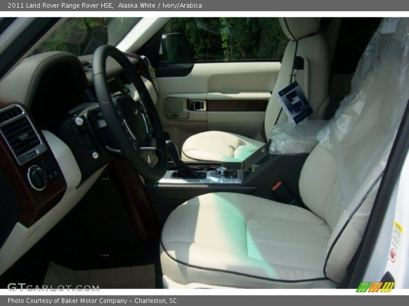 Alaska White / Ivory/Arabica 2011 Land Rover Range Rover HSE