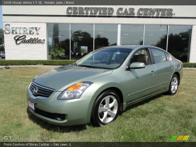 Metallic Jade / Blond 2008 Nissan Altima 3.5 SE