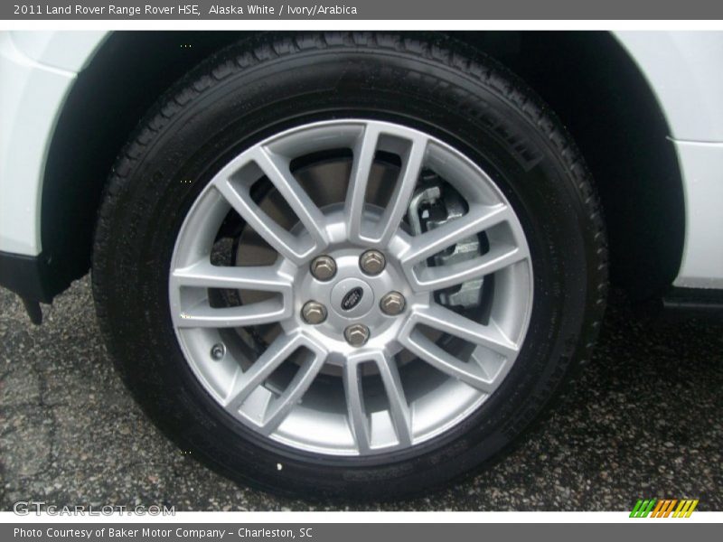 Alaska White / Ivory/Arabica 2011 Land Rover Range Rover HSE