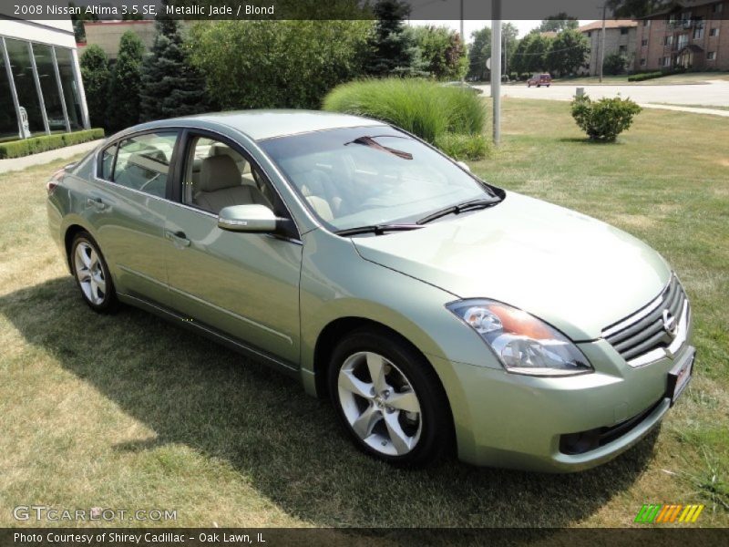 Metallic Jade / Blond 2008 Nissan Altima 3.5 SE