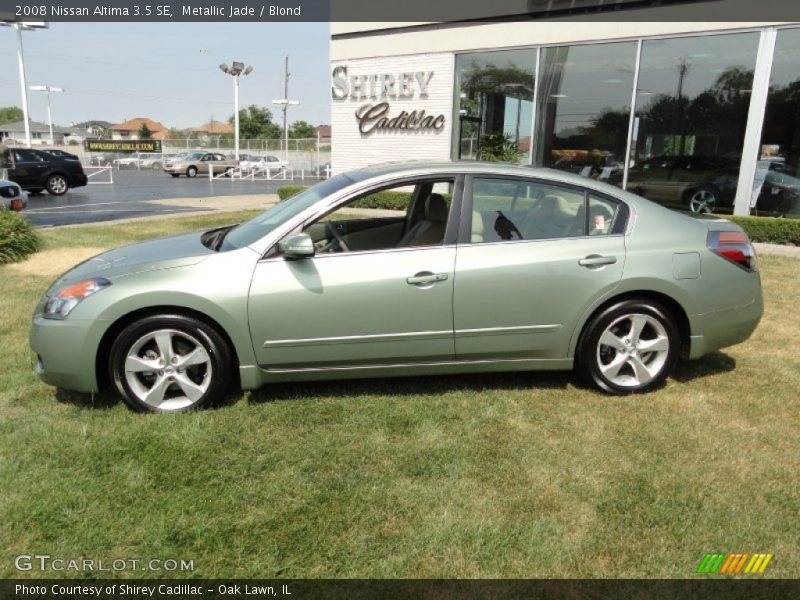 Metallic Jade / Blond 2008 Nissan Altima 3.5 SE
