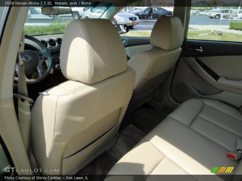 Metallic Jade / Blond 2008 Nissan Altima 3.5 SE