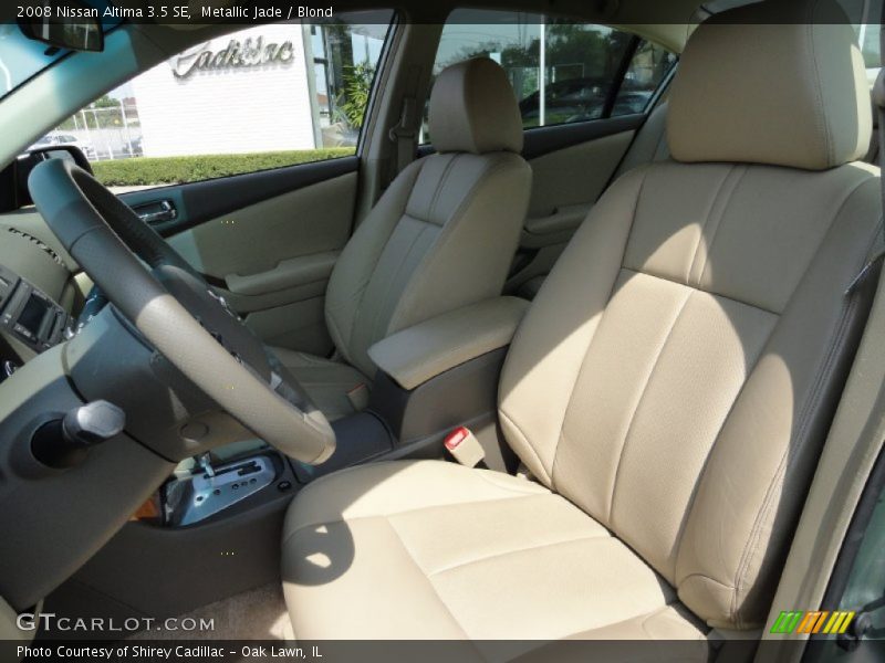 Metallic Jade / Blond 2008 Nissan Altima 3.5 SE