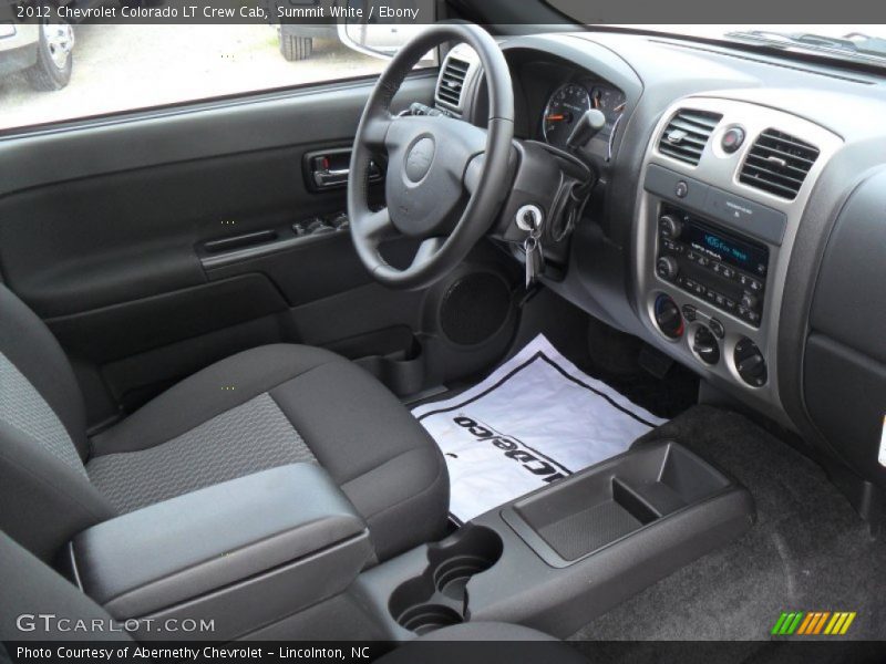 Summit White / Ebony 2012 Chevrolet Colorado LT Crew Cab