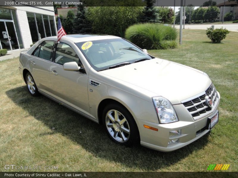 Gold Mist / Cashmere 2008 Cadillac STS V6