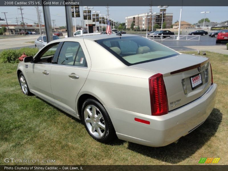 Gold Mist / Cashmere 2008 Cadillac STS V6