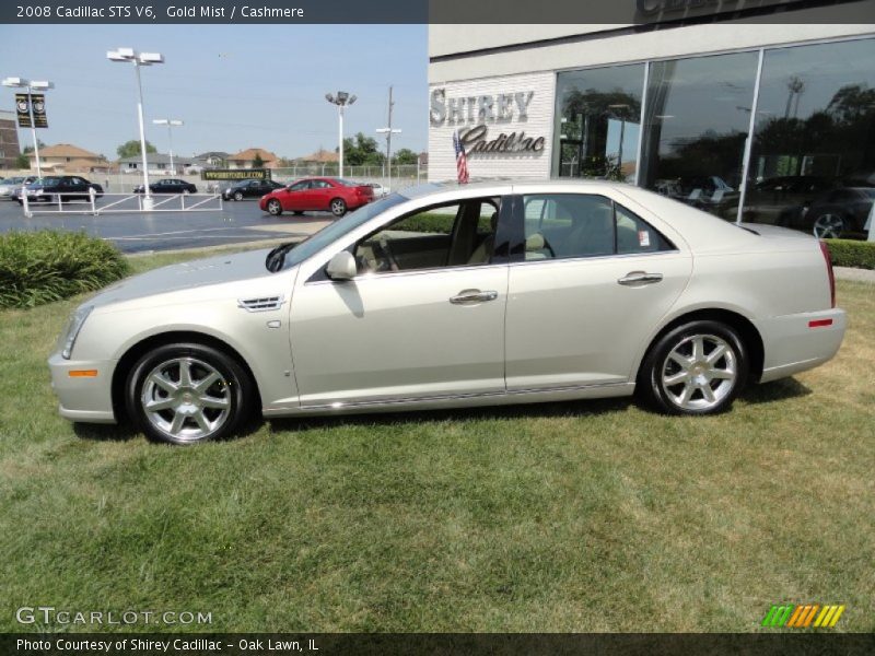Gold Mist / Cashmere 2008 Cadillac STS V6