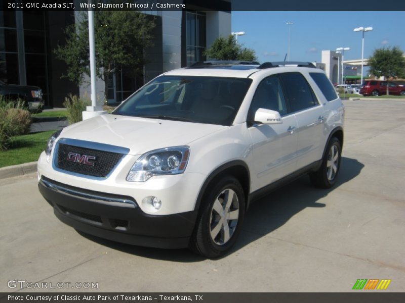 White Diamond Tintcoat / Cashmere 2011 GMC Acadia SLT