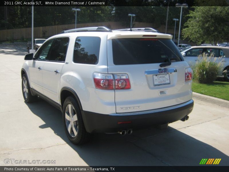 White Diamond Tintcoat / Cashmere 2011 GMC Acadia SLT
