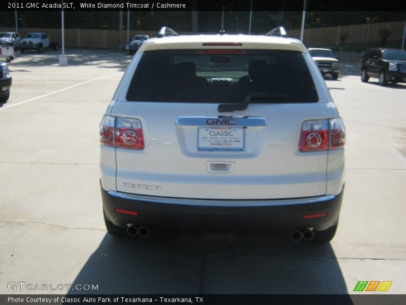 White Diamond Tintcoat / Cashmere 2011 GMC Acadia SLT