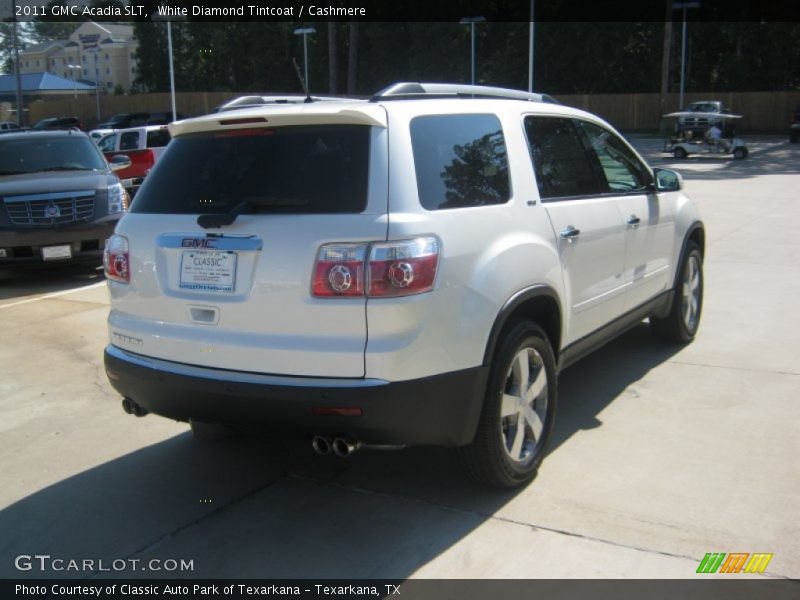 White Diamond Tintcoat / Cashmere 2011 GMC Acadia SLT