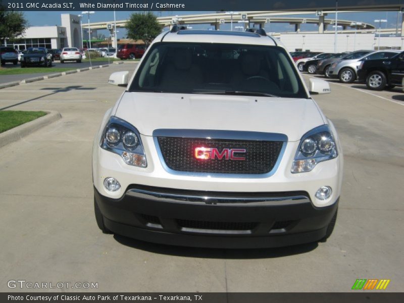 White Diamond Tintcoat / Cashmere 2011 GMC Acadia SLT