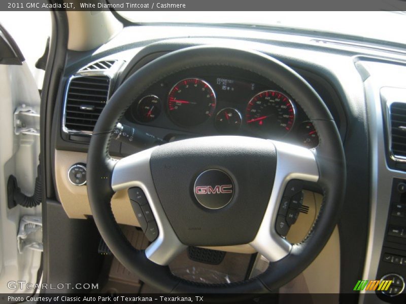 White Diamond Tintcoat / Cashmere 2011 GMC Acadia SLT