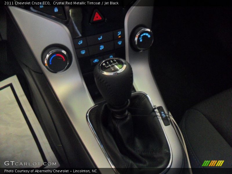Crystal Red Metallic Tintcoat / Jet Black 2011 Chevrolet Cruze ECO