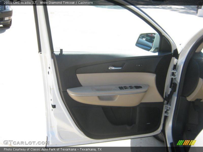 White Diamond Tintcoat / Cashmere 2011 GMC Acadia SLT