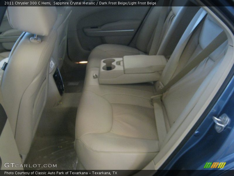 Sapphire Crystal Metallic / Dark Frost Beige/Light Frost Beige 2011 Chrysler 300 C Hemi