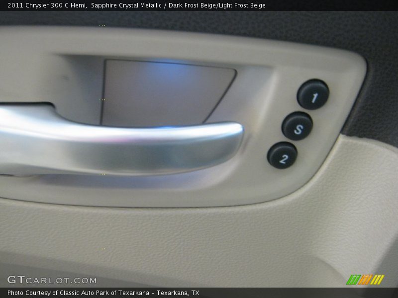 Sapphire Crystal Metallic / Dark Frost Beige/Light Frost Beige 2011 Chrysler 300 C Hemi