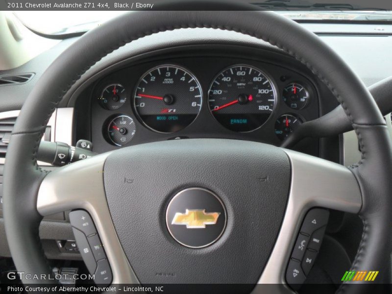 Black / Ebony 2011 Chevrolet Avalanche Z71 4x4