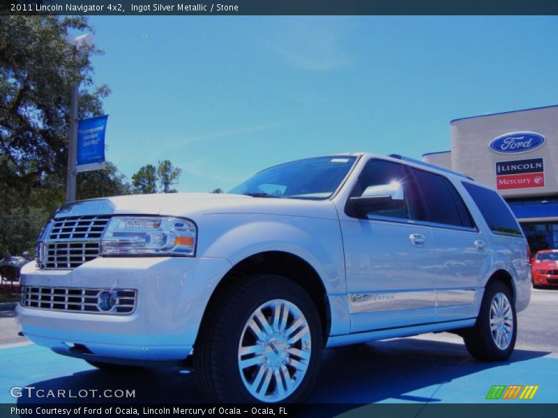 Ingot Silver Metallic / Stone 2011 Lincoln Navigator 4x2