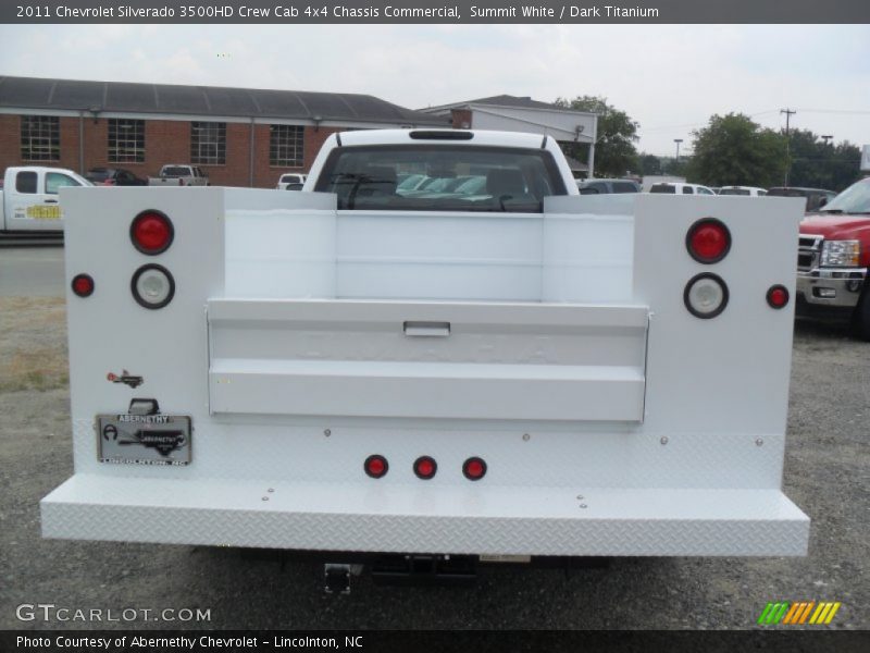 Summit White / Dark Titanium 2011 Chevrolet Silverado 3500HD Crew Cab 4x4 Chassis Commercial