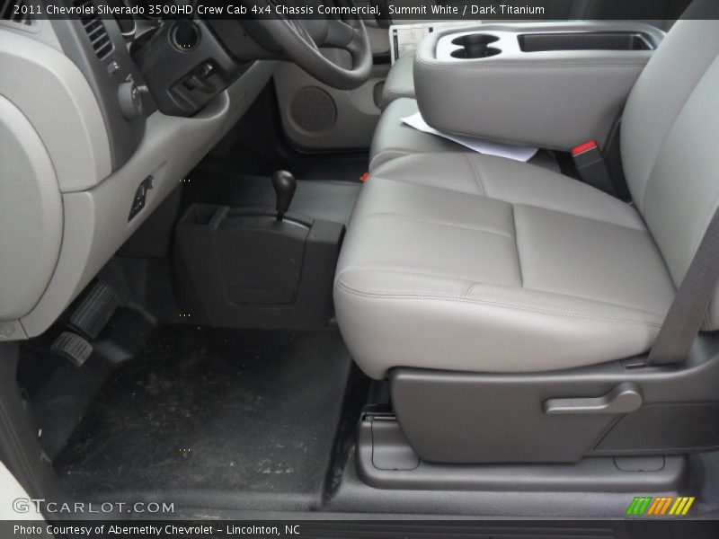 2011 Silverado 3500HD Crew Cab 4x4 Chassis Commercial Dark Titanium Interior