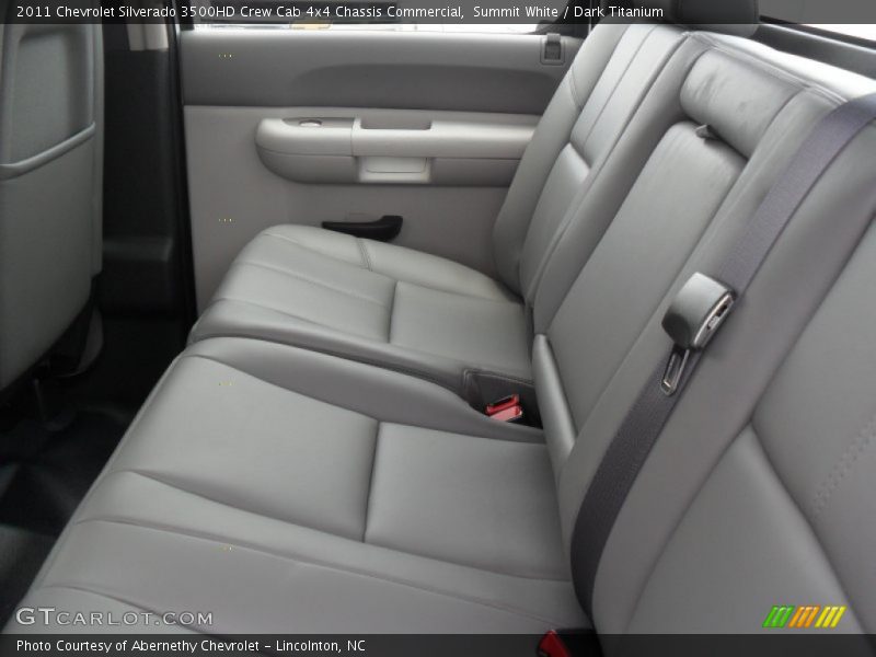  2011 Silverado 3500HD Crew Cab 4x4 Chassis Commercial Dark Titanium Interior