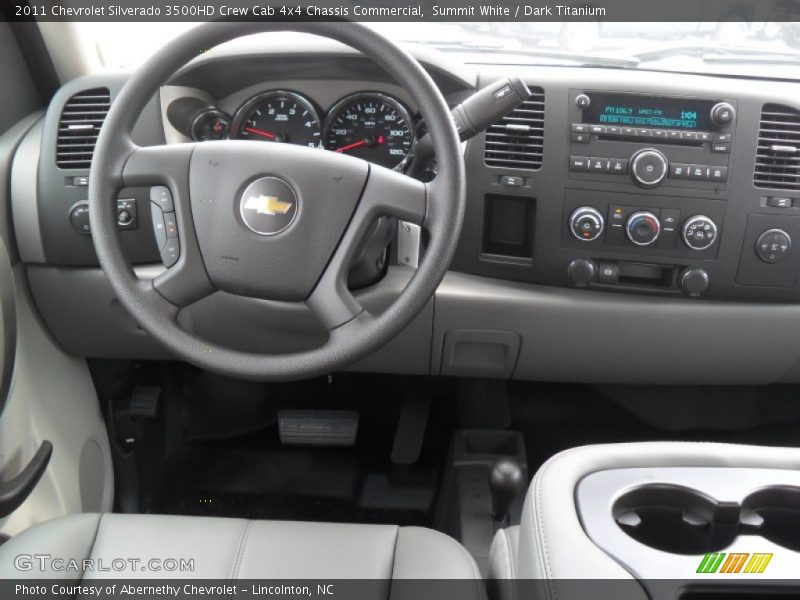 Dashboard of 2011 Silverado 3500HD Crew Cab 4x4 Chassis Commercial