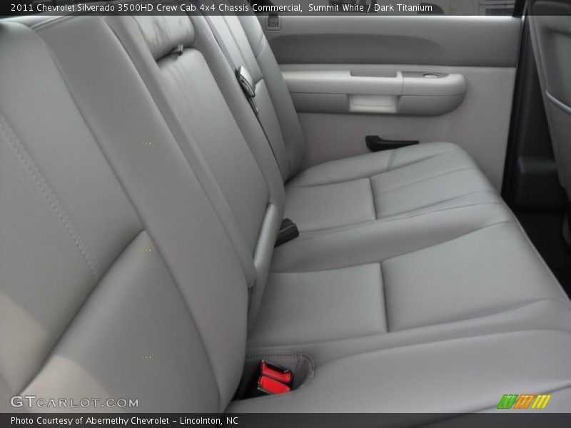 Summit White / Dark Titanium 2011 Chevrolet Silverado 3500HD Crew Cab 4x4 Chassis Commercial