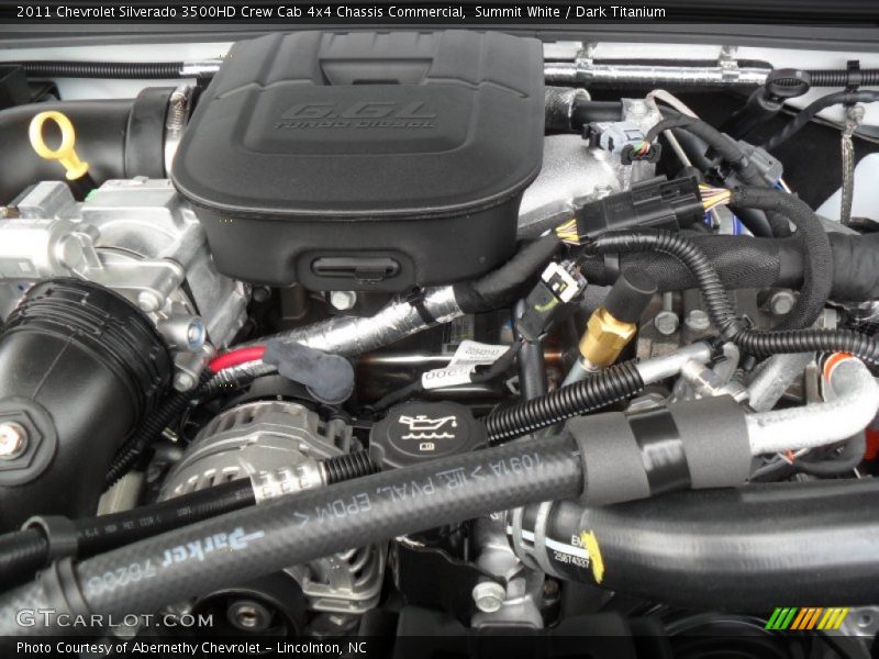  2011 Silverado 3500HD Crew Cab 4x4 Chassis Commercial Engine - 6.6 Liter OHV 32-Valve Duramax Turbo-Diesel V8